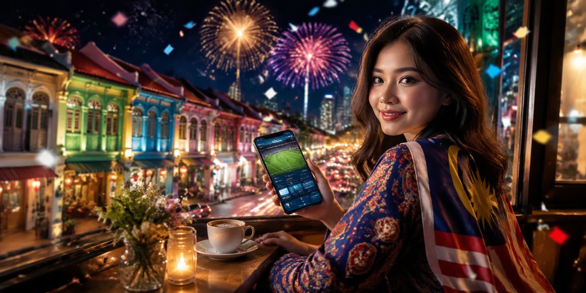Pengguna t252x membuat pertaruhan sukan menggunakan aplikasi Android di Pulau Pinang