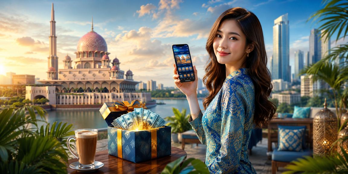Pengguna t252x mengakses platform kasino dalam talian melalui telefon di Putrajaya